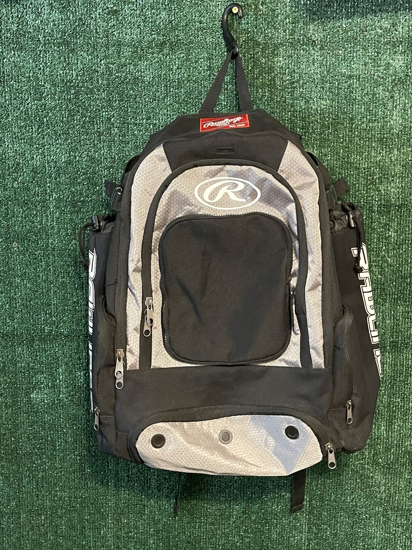 Rawlings Baseball Backpack Hybrid Athletic Sport Equipment Bag. Fast Shipping!! 