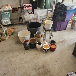 Mixed Lot of Plant Pots and Planters