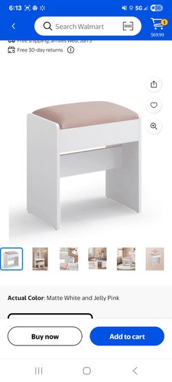 VASAGLE Vanity Stool