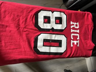 49ers T Shirt Rice