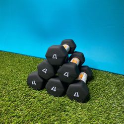 Premium 4lb Neoprene Dumbbells 💪 $1.50/lb