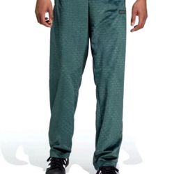 adidas Originals Monogram Velour Track Pants Men’s Size SMALL, L , XL , XXL IZ2532 Green
