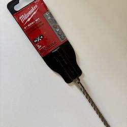 Milwaukee- 1/4 in. x 6 in. 4-Cutter SDS-PLUS Carbide Drill Bit- Brand New in Package-MX4