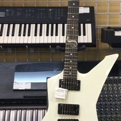 ESP LTD James Hetfield Signature Snakebyte Electric Guitar W/ Snow White Finish  