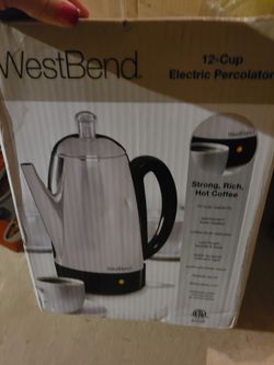 West Bend Percolator 12 Cup Electric 