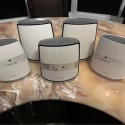 NETGEAR Orbi AX6000 WiFi 6 Mesh System — RBR850 Router + 2 RBS850 Satellites (RBK853)