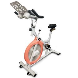 Murtisol® Exercise Spin Bike - White/Pink