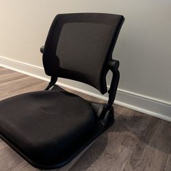 Foldable Ergonomic Floor Chair with Back Support