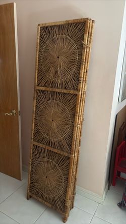 2 Pier 1 Imports wicker room dividers