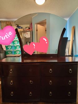 Bueble Para Ropa De 6 Cajones Con Espejo