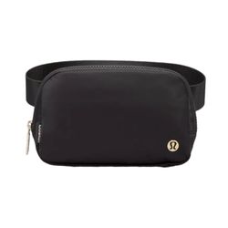 Lululemon Unisex Black Everywhere Water Repellant Belt Bag One Size NEW WITH TAG