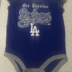 Infant Adorable LA Dodger Onesie Sz3-6/mo
