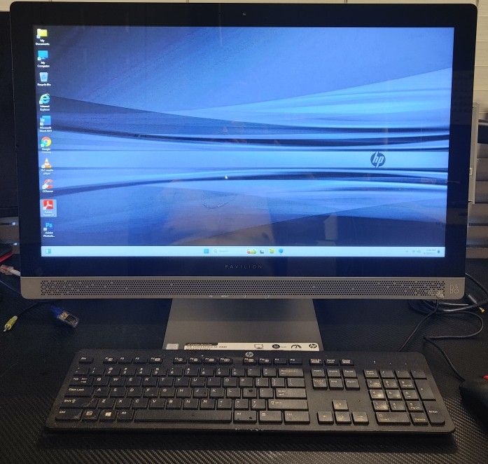 DeskTop AIO Intel i3 📓🖥 HP Pavillion 24 - B016 - All in One PC (not touch. ) Windows 11🔌DVD-RW📀 HDMI Wi-Fi WebCam - Work Excellent ✔️