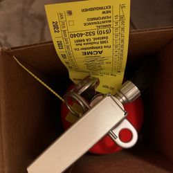 New 5 Lb Extinguisher 