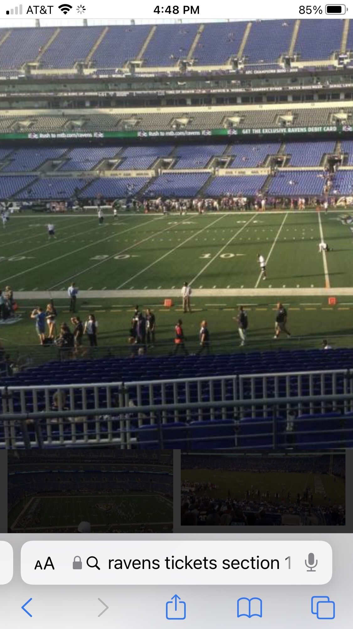 Ravens PSL Or Full Season Tickets