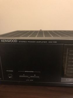 Kenwood power amplified KM-106