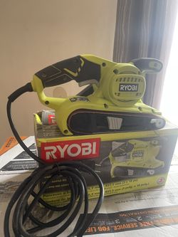 RYOBI 6 Amp Corded 3 in.W x 18 in.L Portable Belt Sander