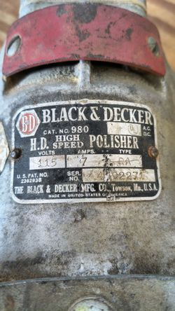 Vintage High speed polisher- Made in America