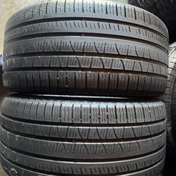 Pair Of 295 40 20 Pirelli Scorpion Verde Tires 