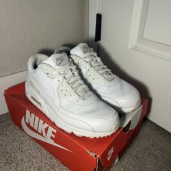 Nike Air Max 90s Triple White 
