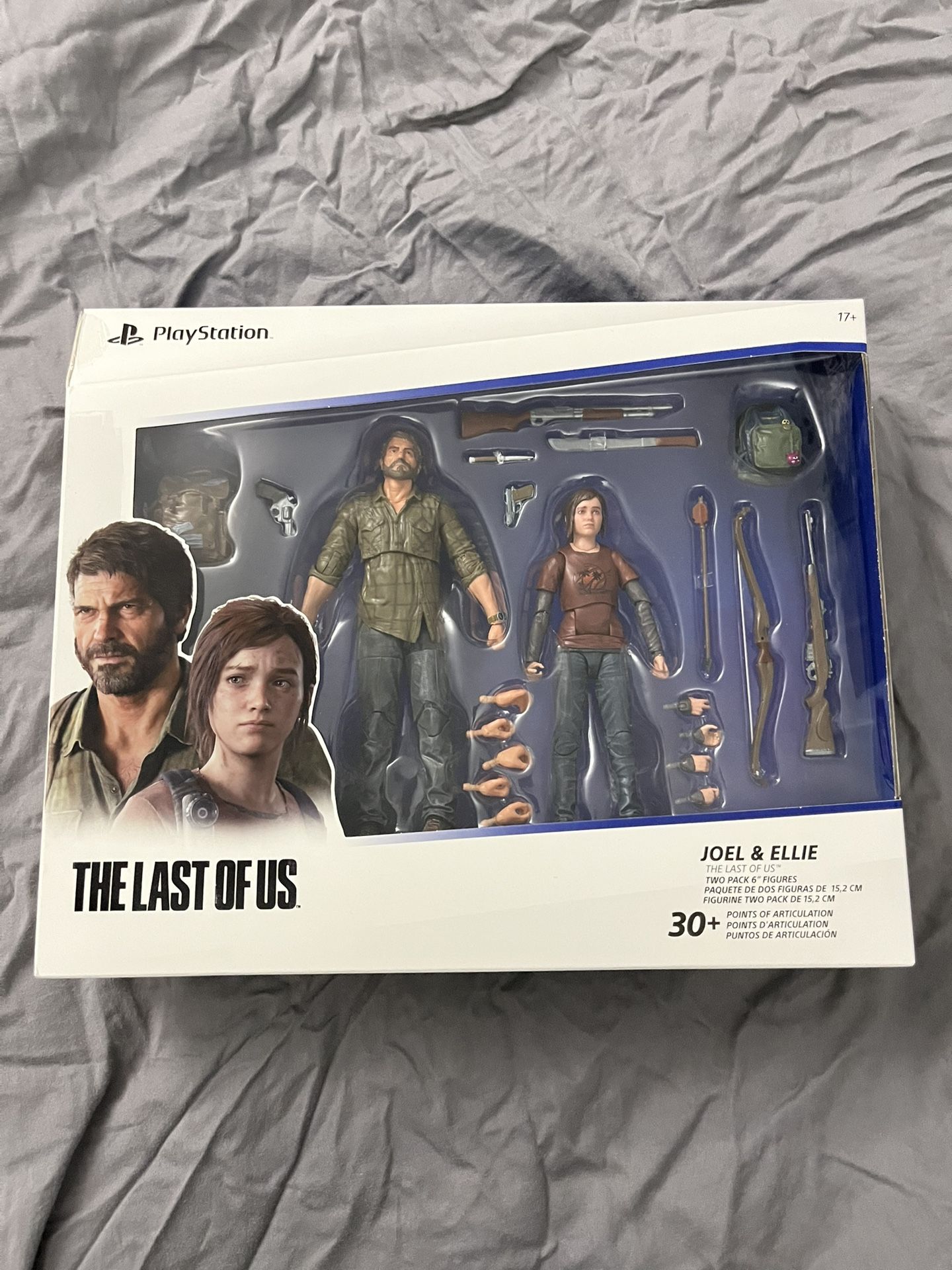 PlayStation The Last Of Us Joel & Ellie 6” Action Figures