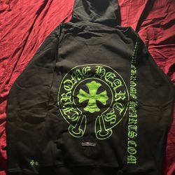 Chrome Hearts Hoodie- Green/Black