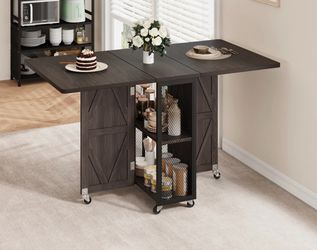 Folding dining table Space saving dining room Table  Folding kitchen table