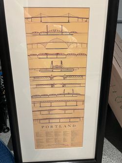 Portland Oregon Bridges Art