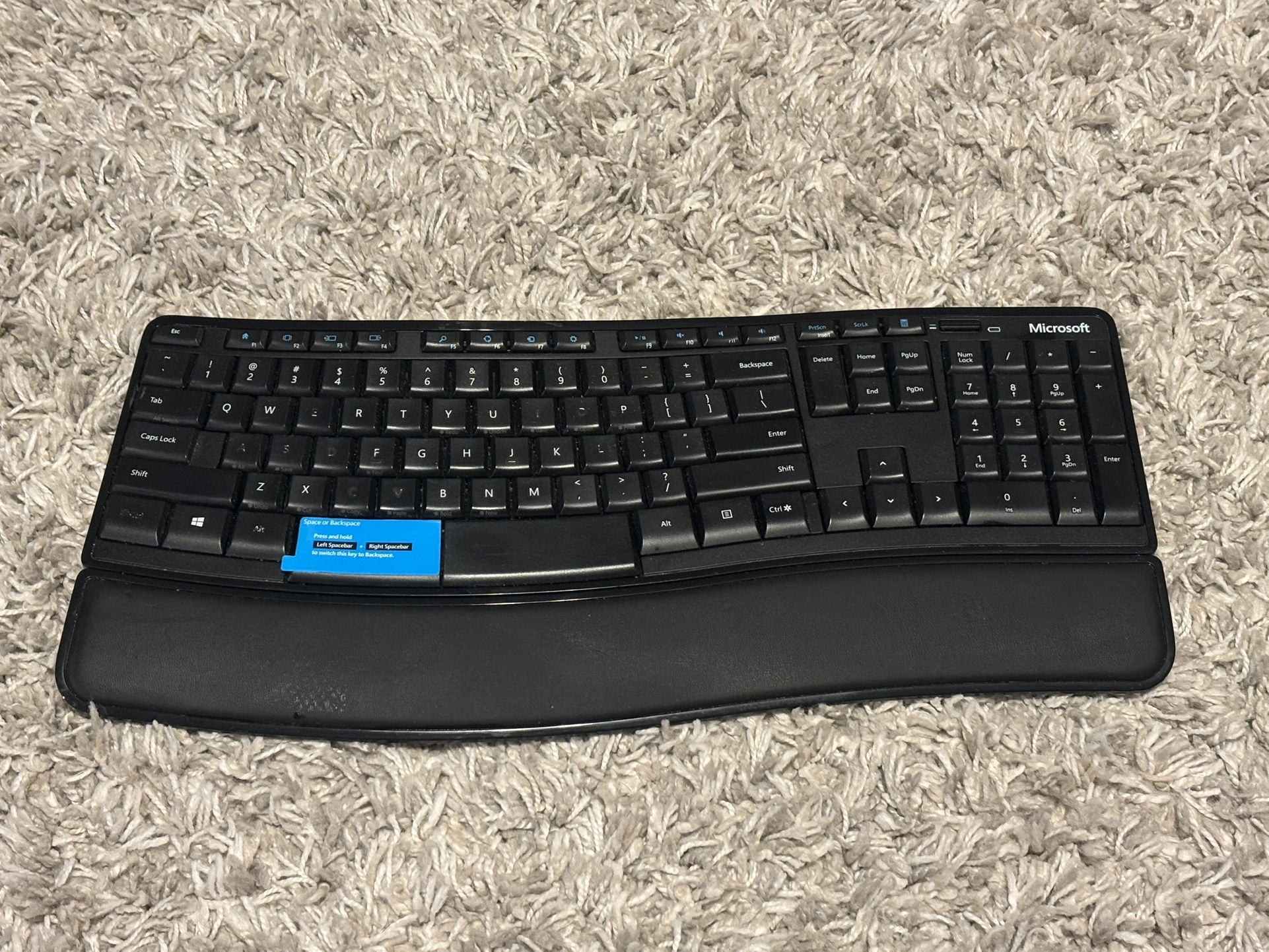 Microsoft - Sculpt Desktop Ergonomic Keyboard Only “No Dongle” L3V-00001