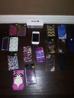 Iphone 4s and tons cases