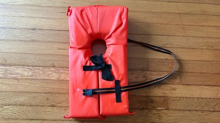 Brand New Child's Orange Life Jacket – Type II PFD (Small)