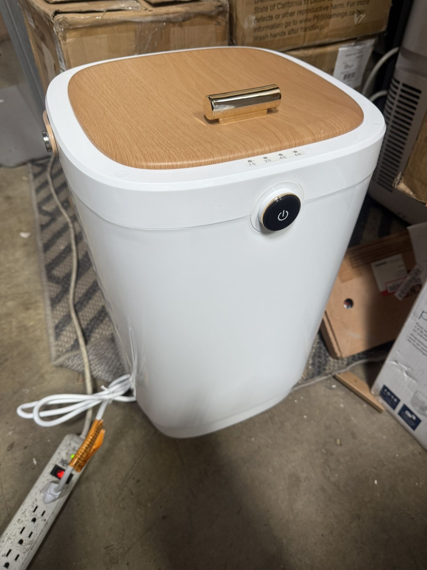 Towel Warmers for Bathroom Bucket,Luxury Large Spa Towel Hot Warmer Bucket Style-Hot Towels in 10 Minutes-Fits Up to Two Oversized Towels - Bathrobe,