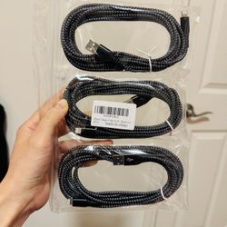 iPhone Charger, 3 Pack 10 FT iPhone Charger Fast Charging Cord Apple MFi Certified Lightning Cable Nylon Braided Compatible with iPhone 14 13 12 11 Pr