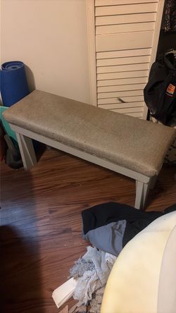 Wooden bench