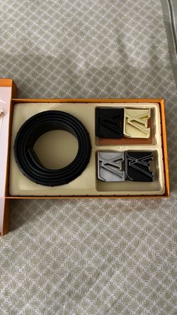 Louis Vuitton Belt Set with Interchangeable Buckles