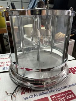 silver/stainles ceiling lamp/chandelier
