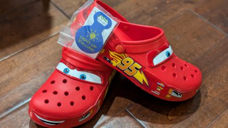 RARE Authentic Crocs Lighting McQueen Light Up Clogs
M9/W11