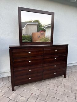 Large dresser and mirror