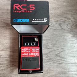 Boss  Guitar loop Station Pedal RC-5