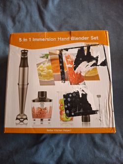 5 in 1 Immersion Hand Blender Set