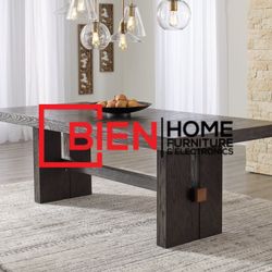 Burkhaus Dark Brown Dining Extension Table

