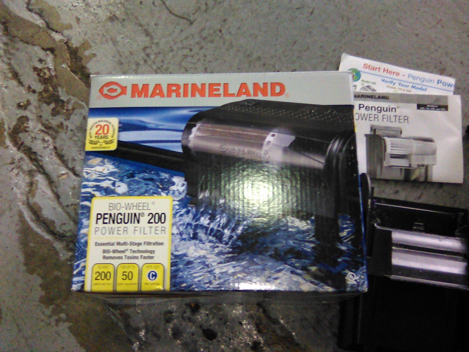Marineland penguin bio wheel aquarium power filter fish tank