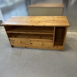 Solid Wooden Tv Stand / Coffee Table Very Sturdy Not Heavy 
