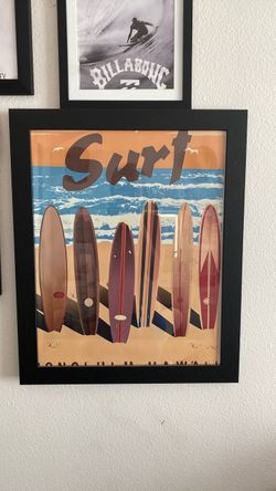 Surf Vintage Style Wall Art Print