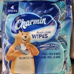 Charmin Flushable Wipes 