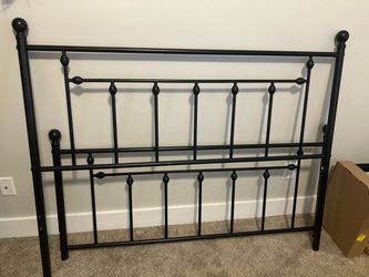 Queen headboard and footboard