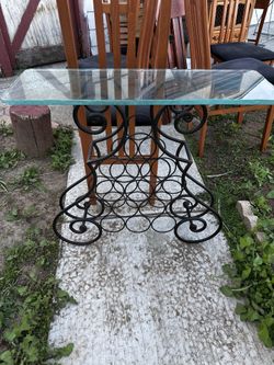 Wine Holder Side Table