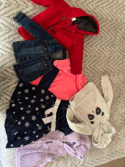 3t girls clothes ( dress and panda sweater 4t fits a 3t though )