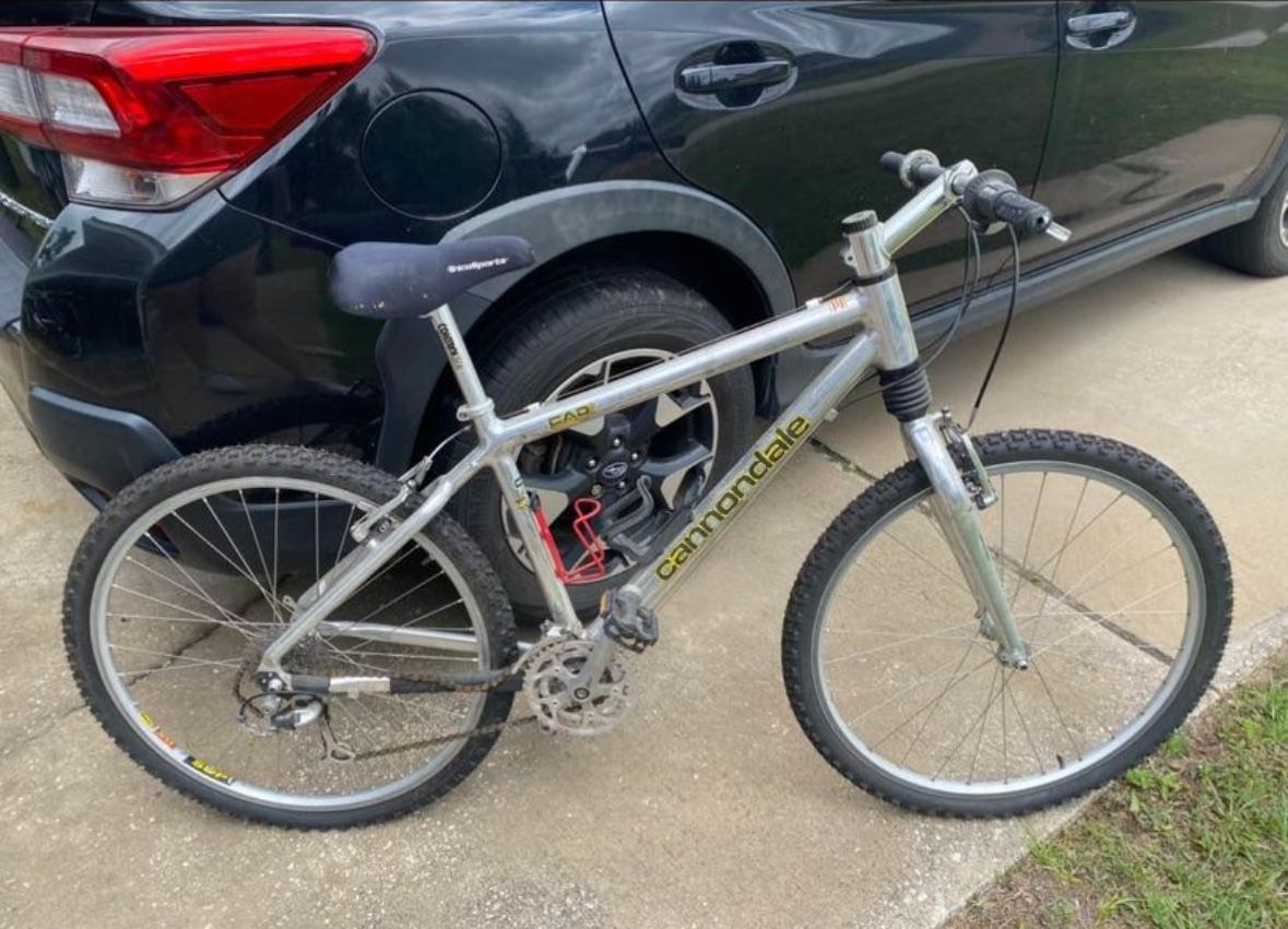 Cannondale Mountain Bike CAAD Silver 