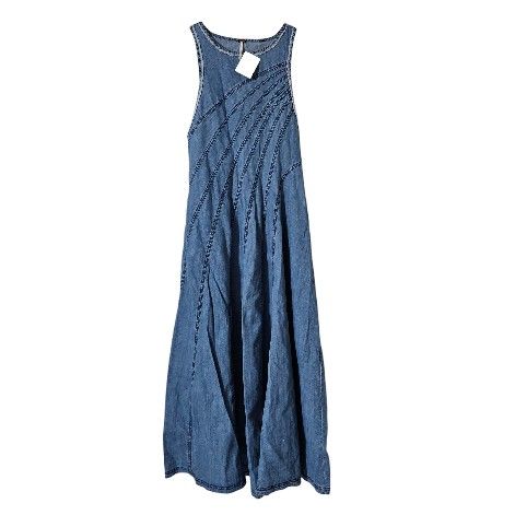 FREE PEOPLE Denim Maxi Dress Womens size 4